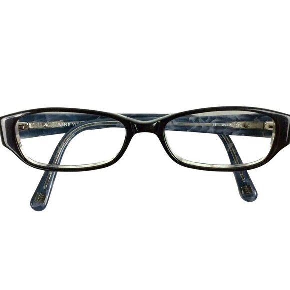 Nine West NW5009 Rectangle Black & Blue Eyeglass Frames 49-16-135 - Picture 8 of 8